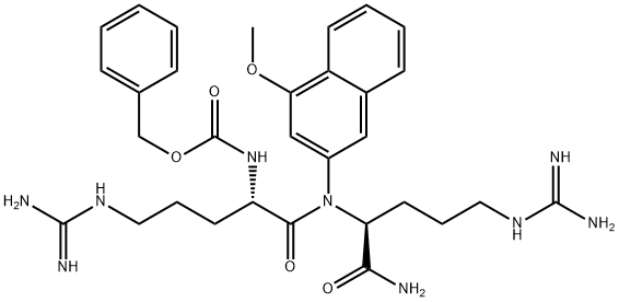 Z-ARG-ARG-4-METHOXY-2-NAPHTHYLAMINE Structural