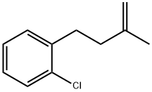 4-(2-Chlorophenyl)-2-methylbut-1-ene Structural