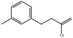 2-Chloro-4-(3-methylphenyl)but-1-ene Structural