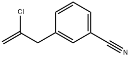 2-CHLORO-3-(3-CYANOPHENYL)-1-PROPENE Structural