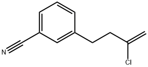 2-CHLORO-4-(3-CYANOPHENYL)-1-BUTENE Structural