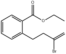 2-BROMO-4-(2-CARBOETHOXYPHENYL)-1-BUTENE Structural