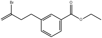 2-BROMO-4-(3-CARBOETHOXYPHENYL)-1-BUTENE Structural