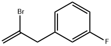 2-BROMO-3-(3-FLUOROPHENYL)-1-PROPENE Structural