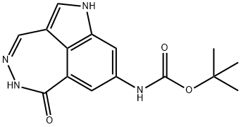 8-N-BOC-AMINO-1,5-DIHYDRO-[1,2]DIAZEPINO[4,5,6-CD]INDOL-6-ONE Structural