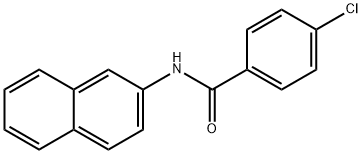 P-CHLORO-N-2-NAPHTHYL-BENZAMIDE Structural