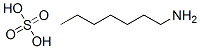 heptan-1-amine, sulfuric acid Structural