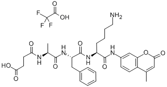 SUC-ALA-PHE-LYS-AMC TRIFLUOROACETATE SALT