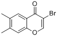 3-BROMO-6,7-DIMETHYLCHROMONE Structural