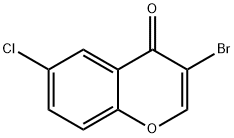 3-BROMO-6-CHLOROCHROMONE Structural