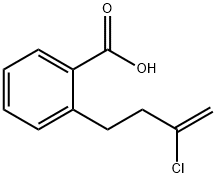 2-(3-CHLORO-3-BUTENYL)BENZOIC ACID Structural