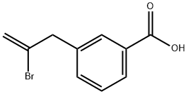 3-(2-BROMO-2-PROPENYL)BENZOIC ACID Structural