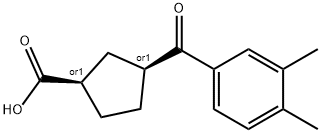 CIS-3-(3,4-DIMETHYLBENZOYL)CYCLOPENTANE-1-CARBOXYLIC ACID