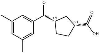 CIS-3-(3,5-DIMETHYLBENZOYL)CYCLOPENTANE-1-CARBOXYLIC ACID