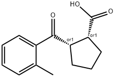 CIS-2-(2-METHYLBENZOYL)CYCLOPENTANE-1-CARBOXYLIC ACID Structural