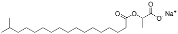sodium 2-(16-methylheptadecanoyloxy)propanoate Structural