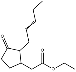 Cyclopentaneacetic acid, 3-oxo-2-(2-pentenyl)-, ethyl ester Structural