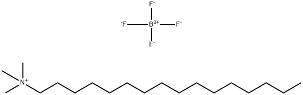 N-HEXADECYLTRIMETHYLAMMONIUM TETRAFLUOROBORATE Structural