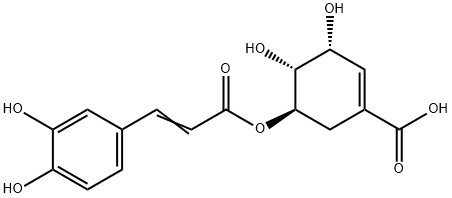 1-Cyclohexene-1-carboxylic acid, 5-((3-(3,4-dihydroxyphenyl)-1-oxo-2-p ropenyl)oxy)-3,4-dihydroxy-, (3R-(3alpha,4alpha,5beta))-