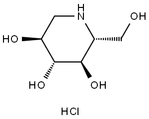 Deoxynojirimycin hydrochloride Structural