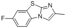 7-FLUORO-2-METHYLIMIDAZO[2,1-B]BENZOTHIAZOLE Structural