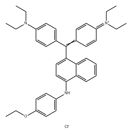 [4-[[4-(diethylamino)phenyl][4-[(4-ethoxyphenyl)amino]-1-naphthyl]methylene]-2,5-cyclohexadien-1-ylidene]diethylammonium chloride         