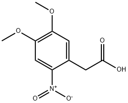 4,5-DIMETHOXY-2-NITROPHENYLACETIC ACID Structural