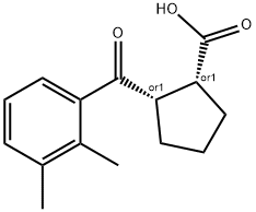 CIS-2-(2,3-DIMETHYLBENZOYL)CYCLOPENTANE-1-CARBOXYLIC ACID Structural