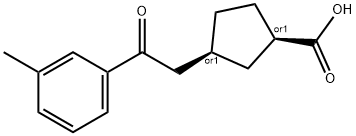 CIS-3-[2-(3-METHYLPHENYL)-2-OXOETHYL]CYCLOPENTANE-1-CARBOXYLIC ACID