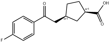 CIS-3-[2-(4-FLUOROPHENYL)-2-OXOETHYL]CYCLOPENTANE-1-CARBOXYLIC ACID