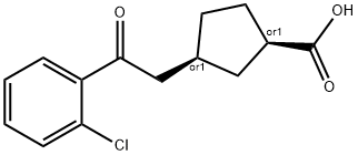 CIS-3-[2-(2-CHLOROPHENYL)-2-OXOETHYL]CYCLOPENTANE-1-CARBOXYLIC ACID