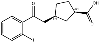 CIS-3-[2-(2-IODOPHENYL)-2-OXOETHYL]CYCLOPENTANE-1-CARBOXYLIC ACID