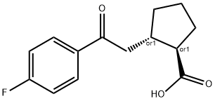 TRANS-2-[2-(4-FLUOROPHENYL)-2-OXOETHYL]CYCLOPENTANE-1-CARBOXYLIC ACID