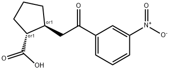 TRANS-2-[2-OXO-2-(3-NITROPHENYL)ETHYL]CYCLOPENTANE-1-CARBOXYLIC ACID