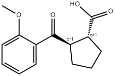 TRANS-2-(2-METHOXYBENZOYL)CYCLOPENTANE-1-CARBOXYLIC ACID Structural