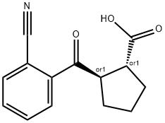 TRANS-2-(2-CYANOBENZOYL)CYCLOPENTANE-1-CARBOXYLIC ACID