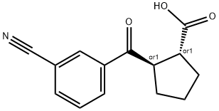 TRANS-2-(3-CYANOBENZOYL)CYCLOPENTANE-1-CARBOXYLIC ACID