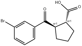 TRANS-2-(3-BROMOBENZOYL)CYCLOPENTANE-1-CARBOXYLIC ACID