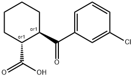 TRANS-2-(3-CHLOROBENZOYL)CYCLOHEXANE-1-CARBOXYLIC ACID