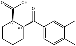 TRANS-2-(3,4-DIMETHYLBENZOYL)CYCLOHEXANE-1-CARBOXYLIC ACID