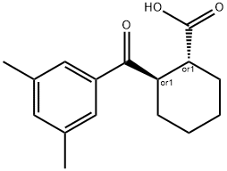 TRANS-2-(3,5-DIMETHYLBENZOYL)CYCLOHEXANE-1-CARBOXYLIC ACID