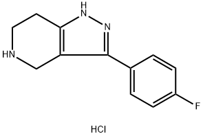 3-(4-fluorophenyl)-4,5,6,7-tetrahydro-1H-pyrazolo[4,3-c]pyridine hydrochloride