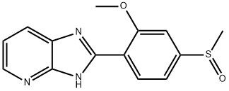 2-[2-METHOXY-4-(METHYLSULFINYL)PHENYL]-1H-IMIDAZO[4,5-B]PYRIDINE Structural