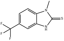 1-METHYL-5-(TRIFLUOROMETHYL)-2,3-DIHYDRO-1H-BENZO[D]IMIDAZOLE-2-THIONE Structural