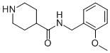 N-(2-METHOXYBENZYL)PIPERIDINE-4-CARBOXAMIDE