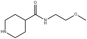 PIPERIDINE-4-CARBOXYLIC ACID (2-METHOXY-ETHYL)-AMIDE Structural