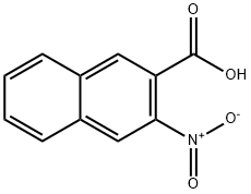 3-NITRO-2-NAPHTHOIC ACID Structural