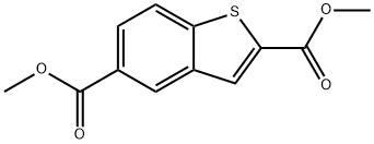 Dimethyl 1-benzothiophene-2,5-dicarboxylate Structural