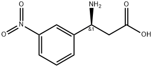 (S)-3-AMINO-3-(3-NITRO-PHENYL)-PROPIONIC ACID Structural