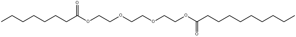 TRIETHYLENE GLYCOL CAPRATE-CAPRYLATE Structural